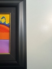Peter Max Original Painting On Canvas „Sunrise Sail Ver. 1 #14″ 2008 10″ x 10“