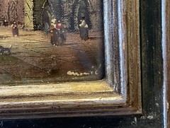 VINTAGE SIGNED MINIATURE ORIGINAL OIL PAINTING