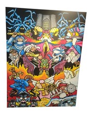 DARK TOWER Board Game 30 X 40 Original Art Inspired By Bob Pepper Milton Bradley