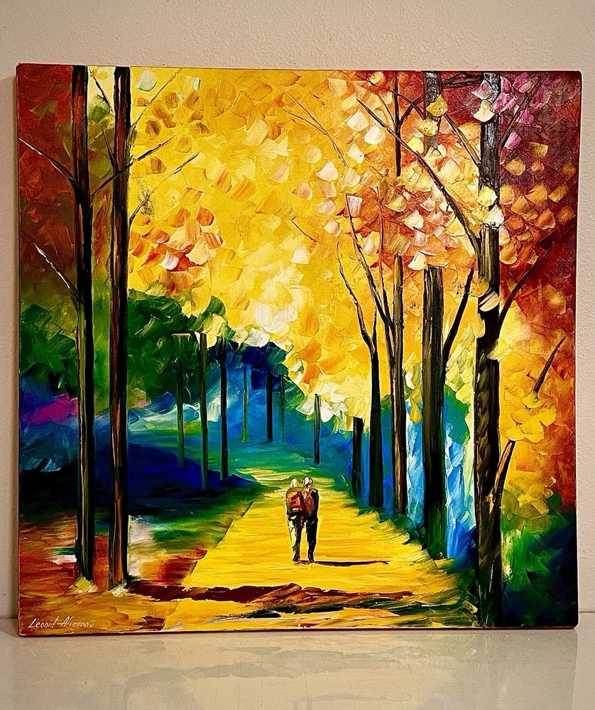 Leonid Afremov 30″ X 30″ Signed And Autographed Original Oil Painting
