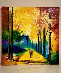 Leonid Afremov 30″ X 30″ Signed And Autographed Original Oil Painting
