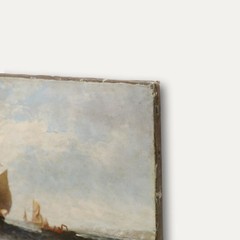 William P. Rogers (act.1842-1883) – 19th Century Oil, Ships off Deal