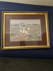 Girls In White Dress Painting