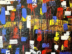 Juan Cervantes Artist like Jackson Pollock Abstract Expressionism Painting