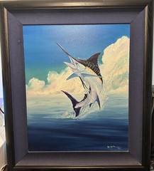 Rare Find! Original Paul McPhee oil on canvas painting 18″x22″ Signed and dated