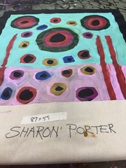 Sharon Porter Napangardi 💕💕Aboriginal Art COA Supplied 97cm X 59cm. SPJO-2