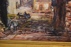 FRAMED ORIGINAL OIL ARCHWAY TO MOZART’S HOME SALZBURG AUSTRIA ARTIST HECTO VIDAL
