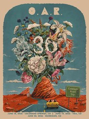 OAR Poster Colorado Road Trip 2026 Morrison Vail Concert Tour Art Print Merch
