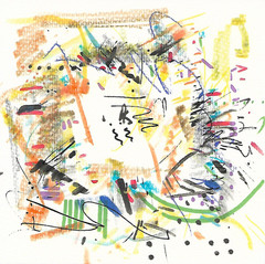 ORIGINAL ART PAINTING 6X6 ABSTRACT „Confetti 55“ REASOR OOAK HAND MADE COA