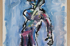 JÖRG von KITTA-KITTEL woman nude female nude painting master student Ludwig Meidner