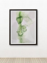 Abstract Expressioinistic Unique Original Wall Art 14X11 Paper