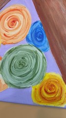 Original Cross with Heart & Roses Acrylic Painting | Faith Folk Art 16×20 Canvas