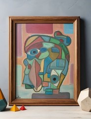 Original Murillo Painting | The Job Interview | Oil on Canvas | 16×20″ | Signed