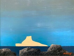 Ken Kirkby Original Oil on Masonite Painting, COA