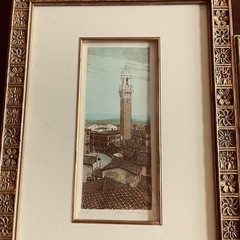 Marco Bonechi Art Italy Pair Etching & Aquatints Signed And Numbered