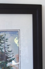 Framed Oil Painting „The Sierras“ Landscape / impressionism plein air