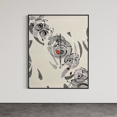 Original Hand Painted Abstract Painting 110x90cm Handmade Unique Wall Art