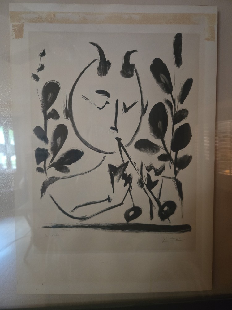 Pablo Picasso FAUN WITH BRANCHES Lithograph 14 1/4″“ x 20 3/8″