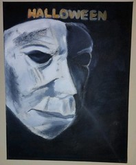 Halloween Painting Canvas Hand Painted Original Only One On Earth 20×16