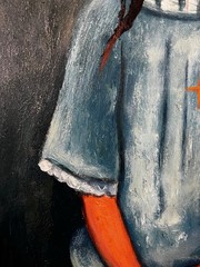 Amadeo Modigliani – Amazing Oil On Painting – Signed – Stamped – A1