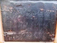Niederl. Oilg. Farm game behind the house around 16/17th century.?