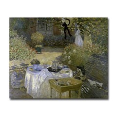 The Lunch by Claude Monet Gallery-Wrapped Canvas Giclee Artwork (12 in x 15 in)