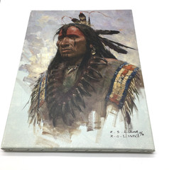 The Grizzly Claw Necklace Canvas ART Native Authenticated Z S LIANG double sign
