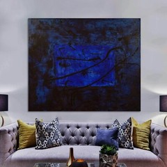 Mark Rothko￼,Jackson Pollock style Canvas￼ painting￼ 72”X60”Abstract,6ft