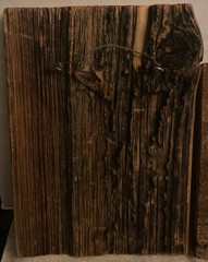 Vtg 2 Oil on Rough Wood Board painting Rustic Approx 10” x 7” Signed By Yaun