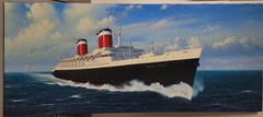 Stan Stokes-Oil Painting- USS United States At Sea- 18×36″-2003