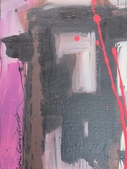 Original Abstract Oil Painting Signed by Robin Gary Wood Freedom Series 1982