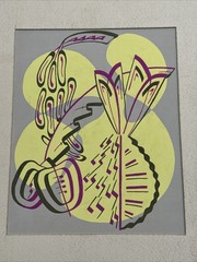 Mid Century Abstract Painting Cubist Cubism Still Life Modernism 1950’s Signed