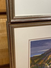 RARE Louie Ewing „Navaho Butte“ Original Gouache Painting & Serigraph Fine Art