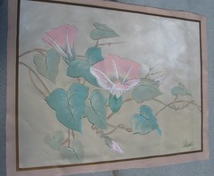 Lee Reynolds Oil Painting Floral on Canvas Signed 52 x 42 inch (48×36)