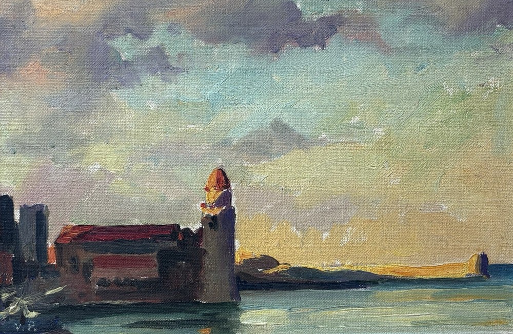 Vladimir Perfilieff Russian 1895-1943 Original Signed Landscape Oil Painting