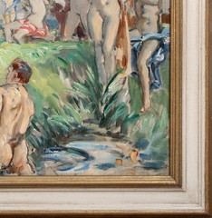 Circa 1920 Impressionist Artemis & Nymphs by WILFRID DE GLEHN RA (1870-1951)