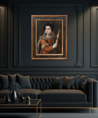 17th Century Italian Old Master Portrait Of Queen Joanne Of Castile (1479-1555)