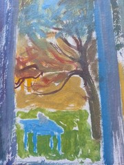 Portrait of the artist PAVLOV. The author is KOSHEL M. I