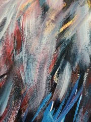 Original Eagle Patriotic Acrylic Painting 20 X 16 250 Yrs Celebration Art