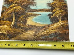 (2) OIL ON CANVAS Board Artist Signed RUTH Landscape Paintings