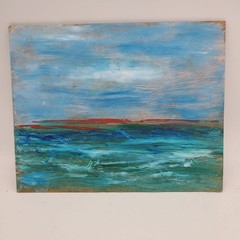 Christopher M. Day Oil Acrylic on Board Original Painting Nautical