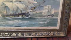 William Frederick Mitchell Naval / Merchant ship LITHO on CANVASS Ship Ocean