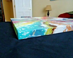 PAINTING ORIGINAL „Disperse“ 24x24x1.5″ gallerywrap stretched Steven G.Graff