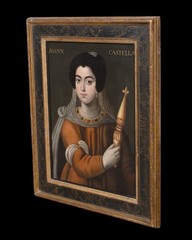 17th Century Italian Old Master Portrait Of Queen Joanne Of Castile (1479-1555)