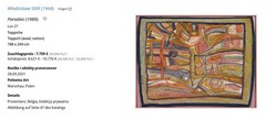sig. abstract oil painting Signed: Wlodzislaw Sier (1944)