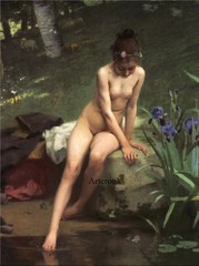 Erotic Art Nude Pin Up Girl Passion of Love Erotica Collection Canvas Print 313