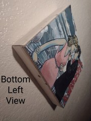 7 5/8 Inch x 9 1/8 Inch Romantic Painting by A. Avila