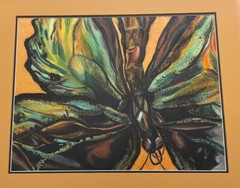 Jennifer Eden Bloom Painting Bergen County 1987 Mid Century Modern