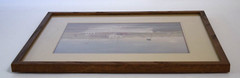 Framed Watercolor Painting Steam Boat „Louise“ 1982 Ted Brennan