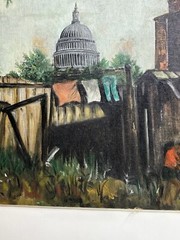 1950s African American Civil Rights Era Painting Washington DC
